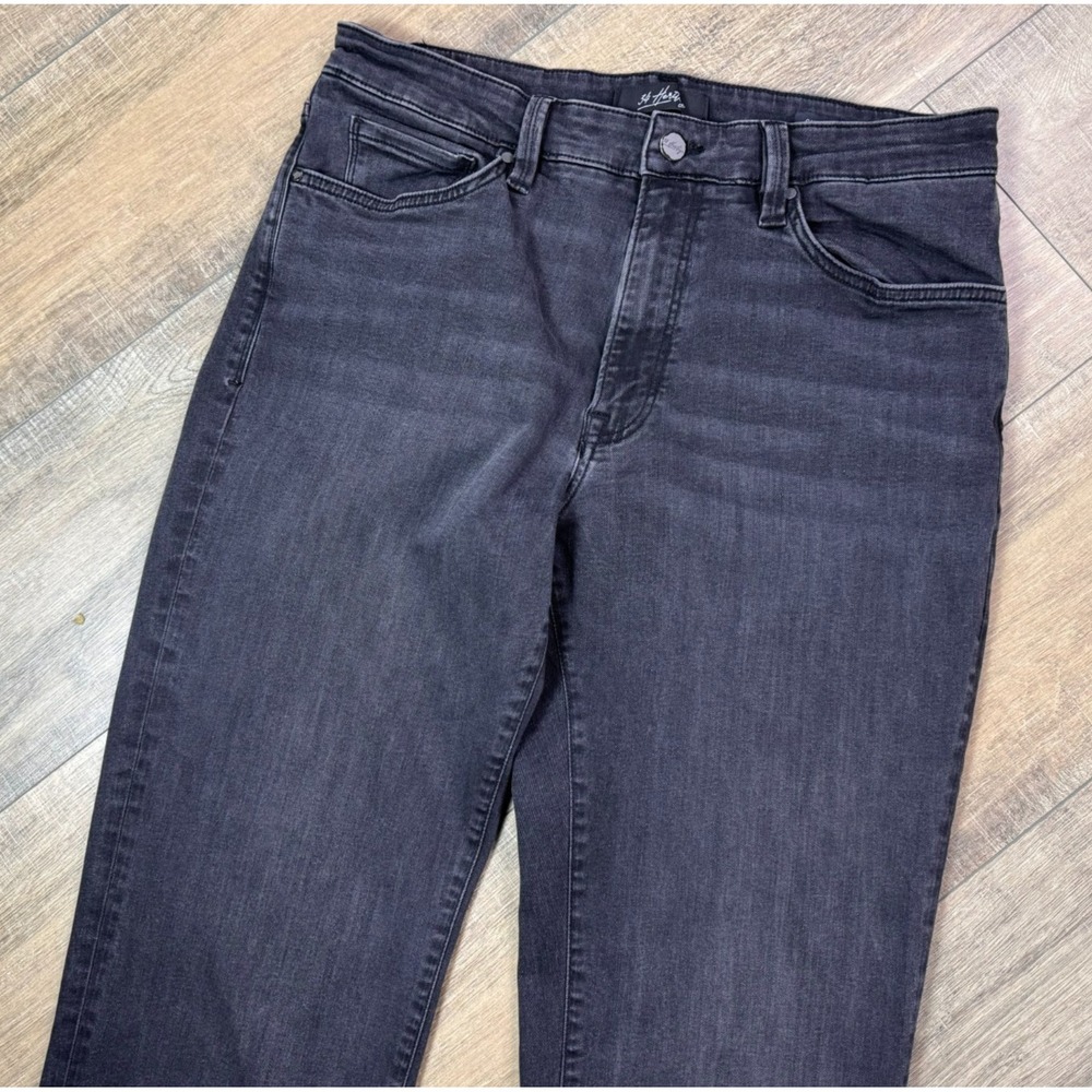 34 Heritage Charisma Mens Black Wash Comfort Classic Denim Jeans 32x30 Pants
